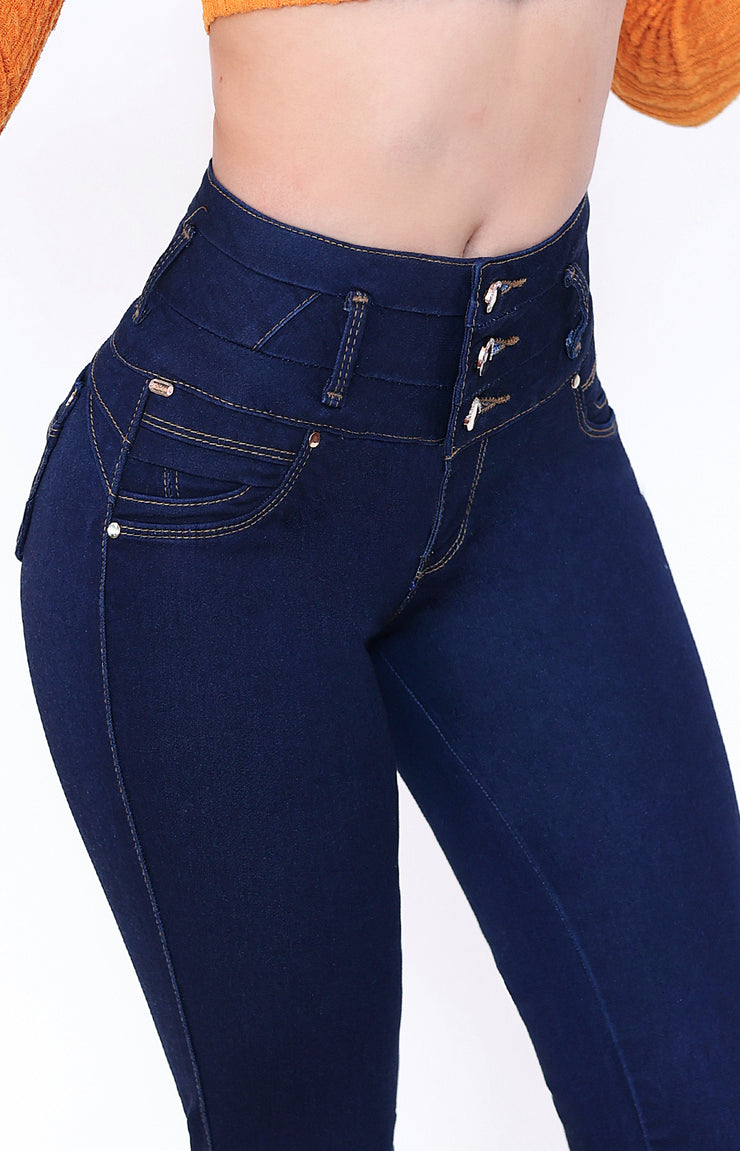 Jeans Media Campana 2101-B Oscuro