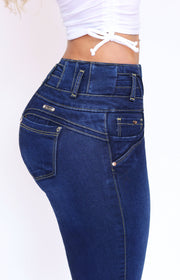 Jeans Levanta Pompa Cintura Alta 2304 medio