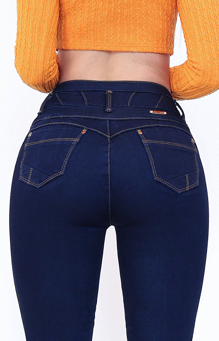 Jeans Media Campana 2101-B Oscuro