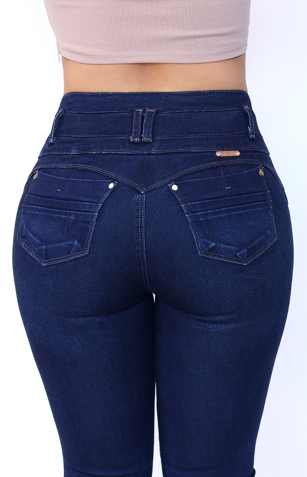 Jeans Media Campana 0030 Oscuro