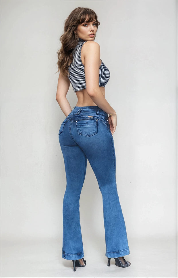 Jeans Media Campana 0030 Claro