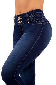 Jeans Levanta Pompa Jessie Oscuro GOLDEN COLLECTION
