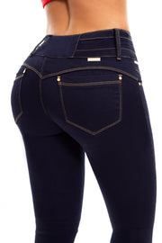 Jeans Levanta Pompa 24030 Oscuro