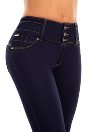 Jeans Levanta Pompa 24030 Oscuro