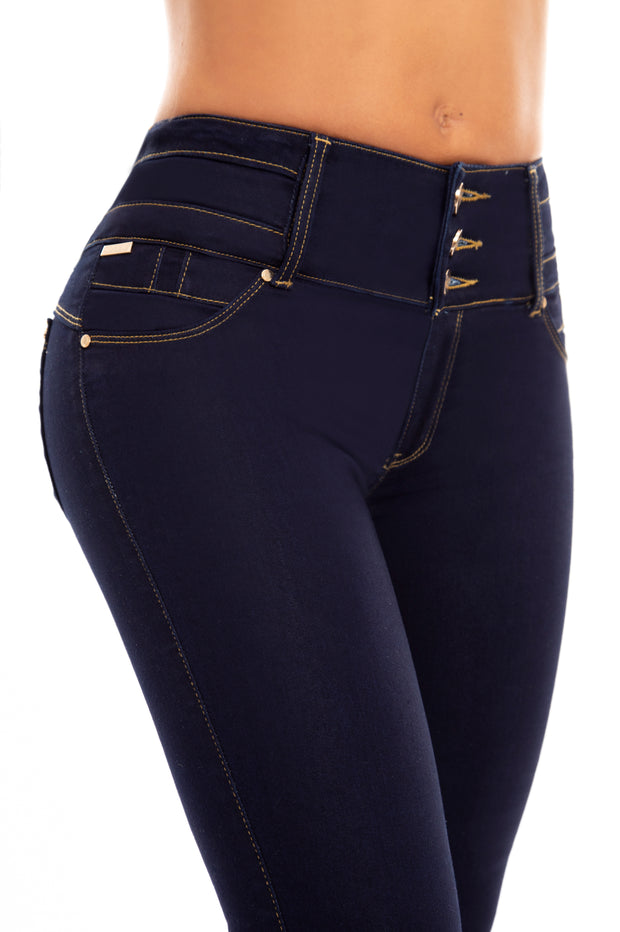 Jeans Levanta Pompa 24030 Oscuro