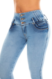 Jeans Premium levanta Pompa 24012 Claro