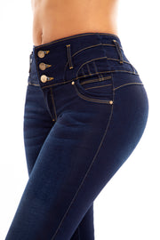 Jeans Levanta Pompa 24028 oscuro