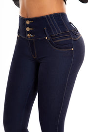 Jeans Premium levanta Pompa 24012 oscuro