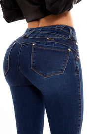 Jeans Levanta Pompa 24004 Oscuro