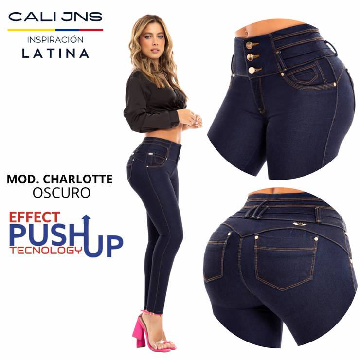 Jeans Premium levanta Pompa Charlotte Oscuro